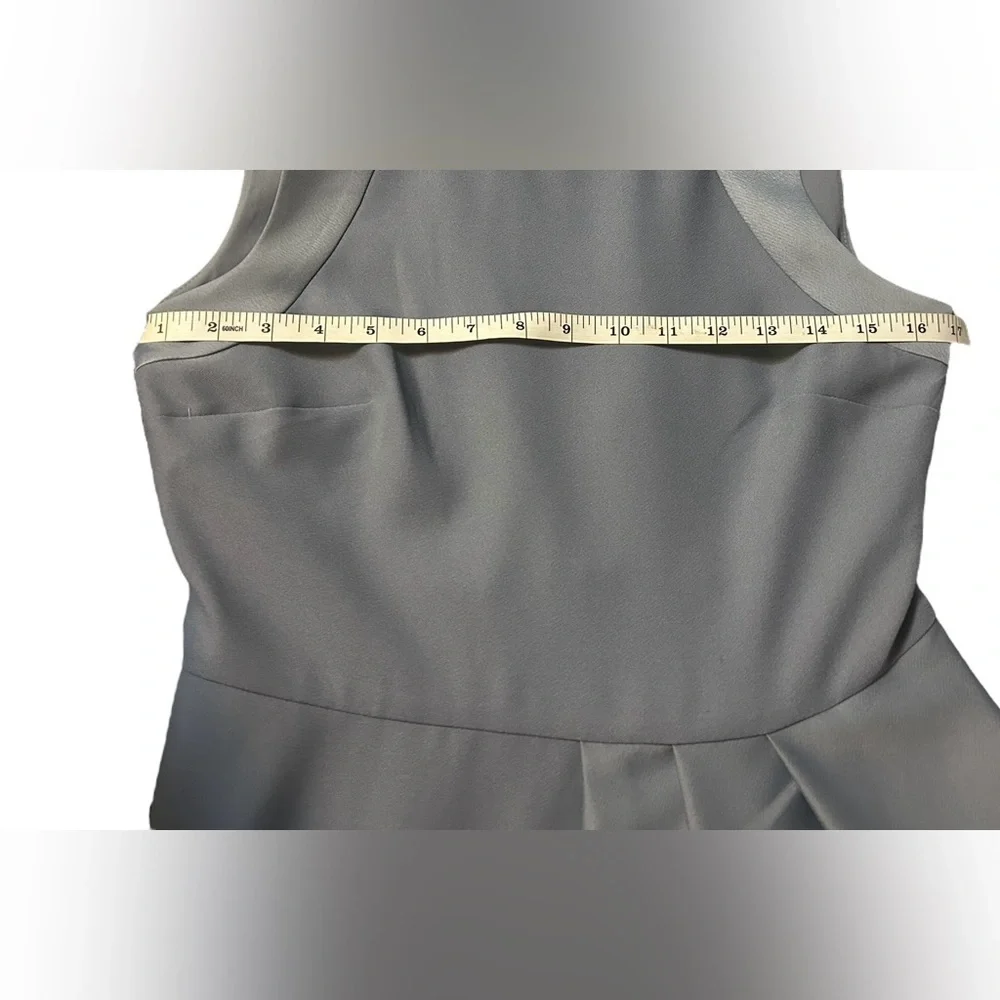 Banana Republic Sleeveless High‎ Low Gray Dress, Size 4